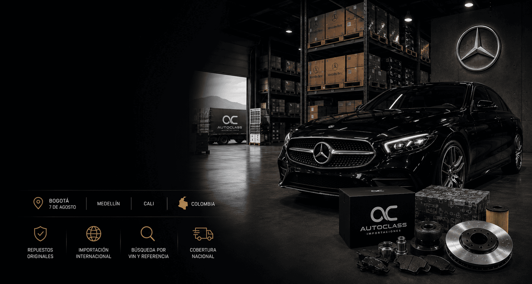 Distribuidor de Repuestos Mercedes Benz en Bogotá