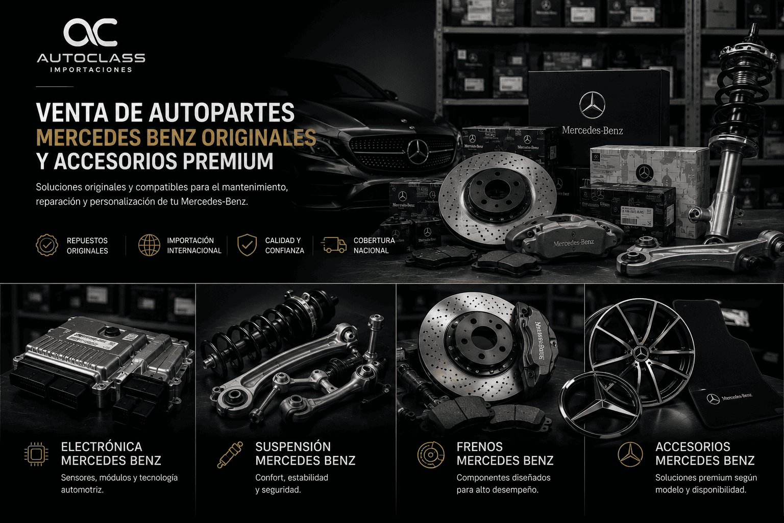 Distribuidor de Repuestos Mercedes Benz en Bogotá