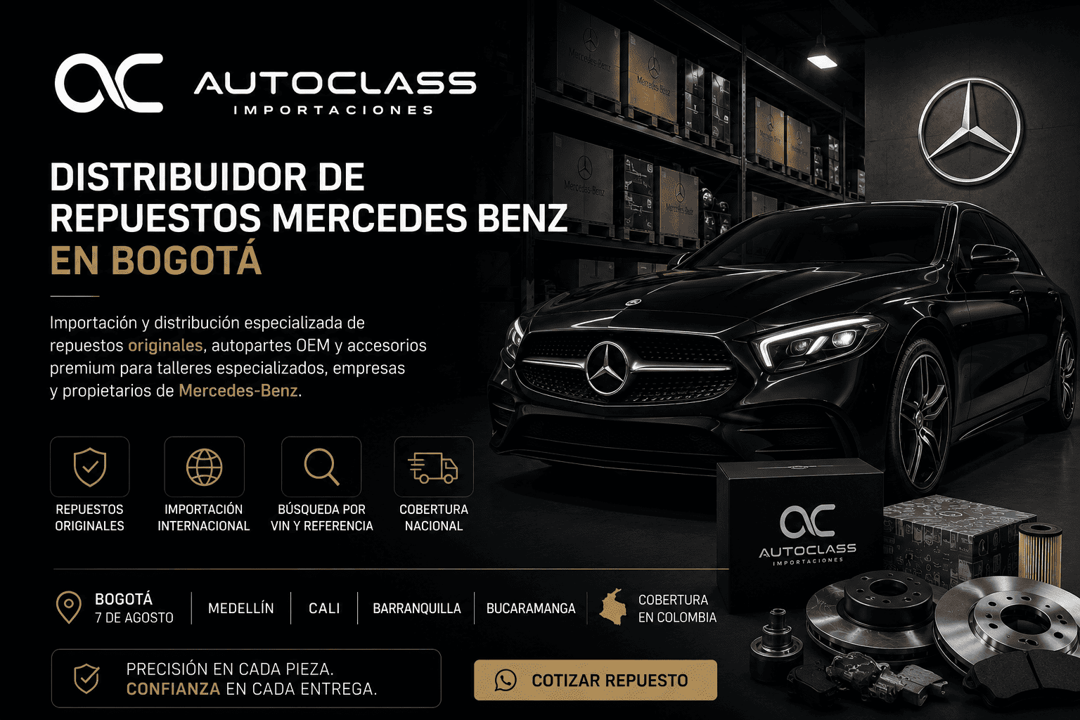 Repuestos Mercedes Benz Bogotá