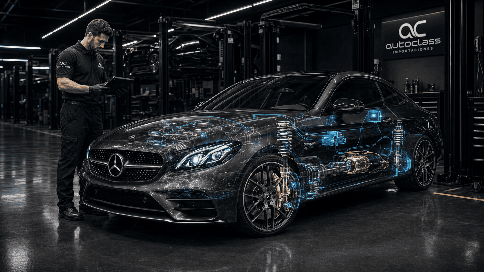 Diagnóstico especializado Mercedes-Benz en AutoClass