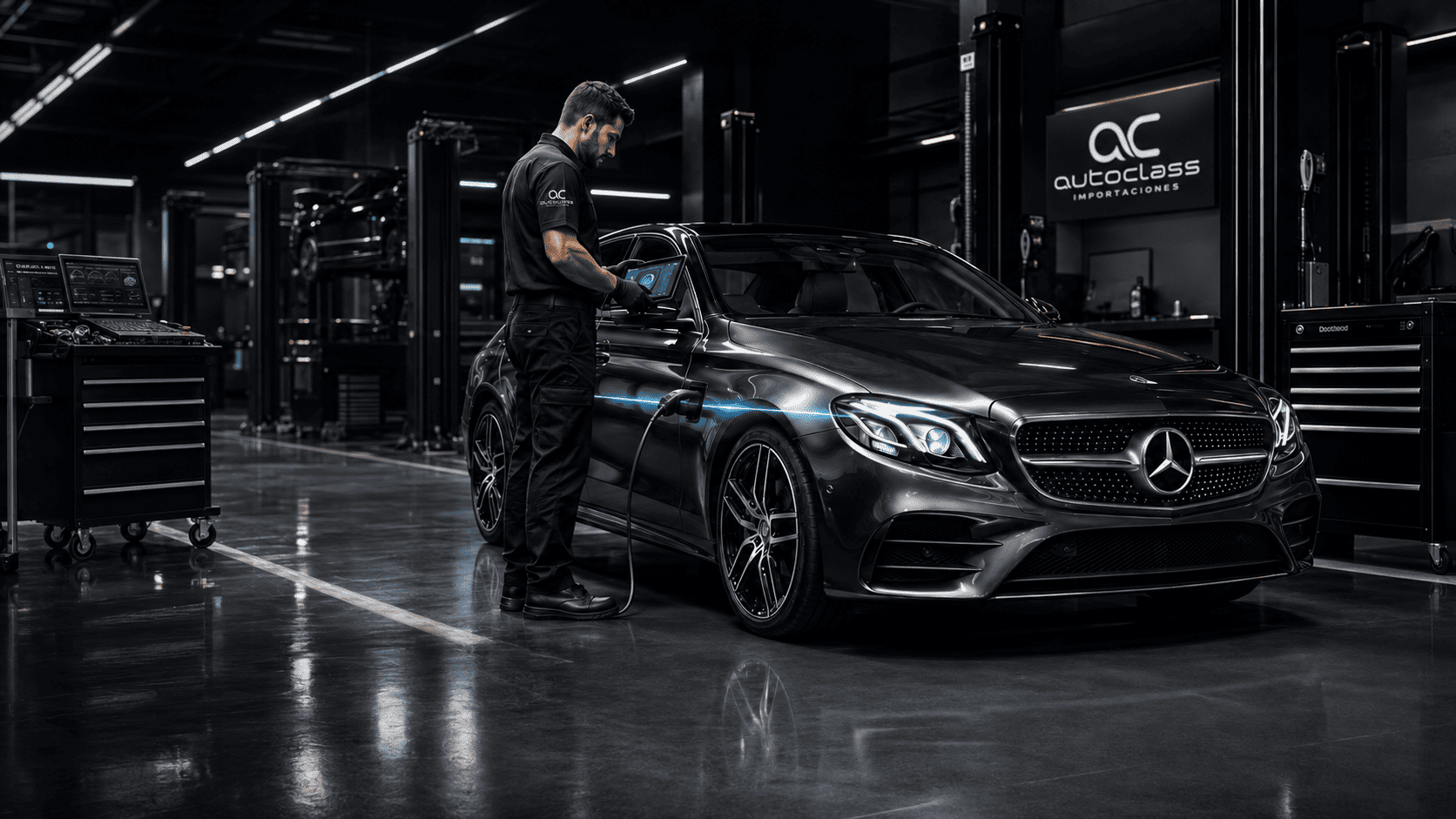 Diagnóstico y mantenimiento para Mercedes-Benz en Bogotá