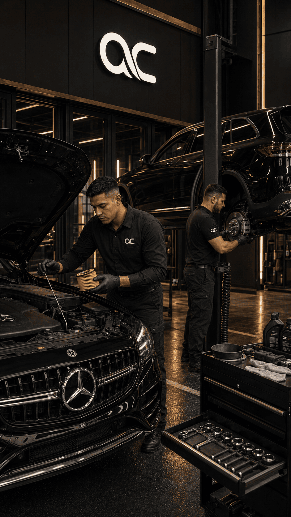Taller especializado Mercedes-Benz en Bogotá