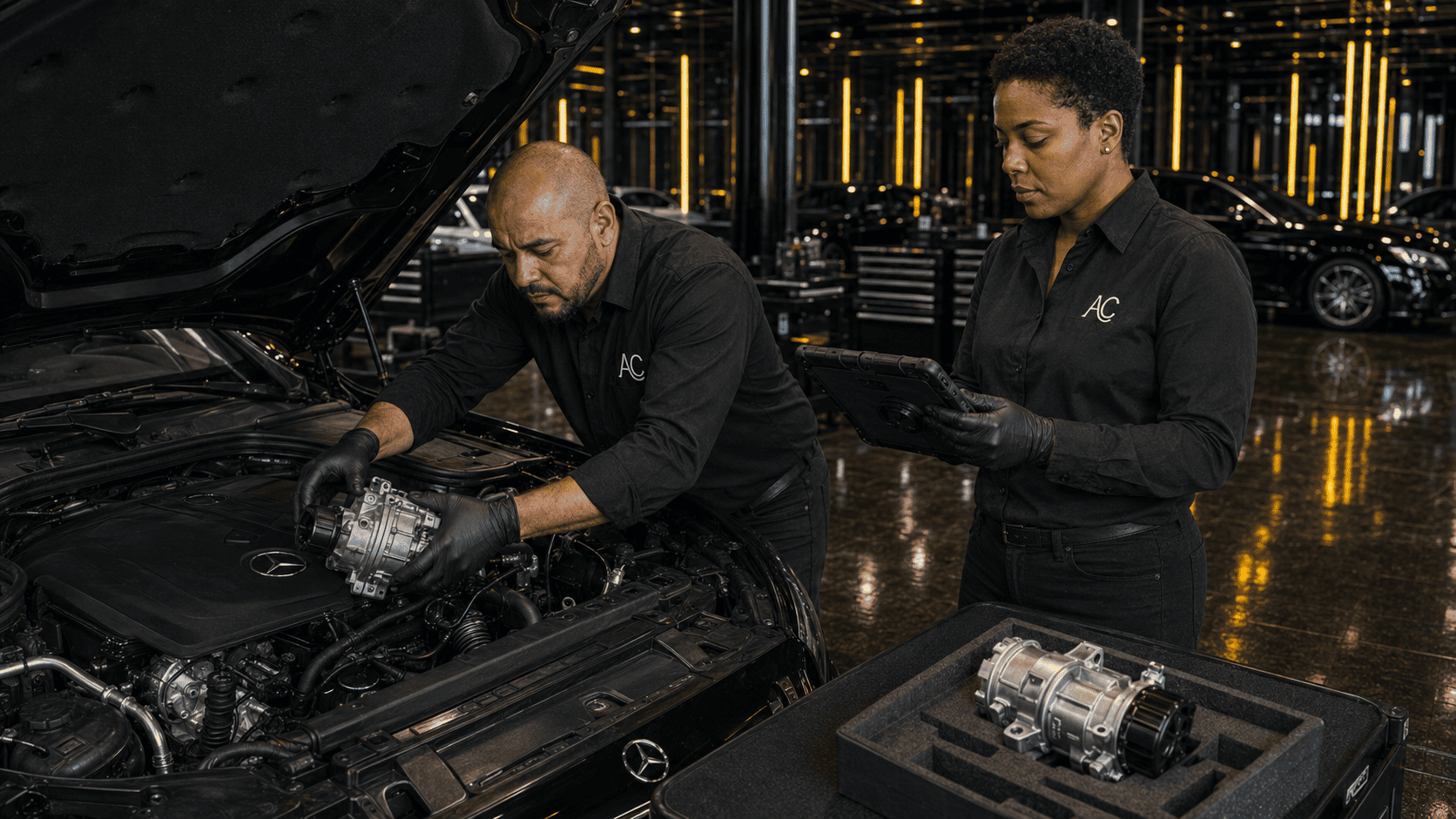 Mecánico especializado en Mercedes-Benz en Bogotá importaciones auto class
