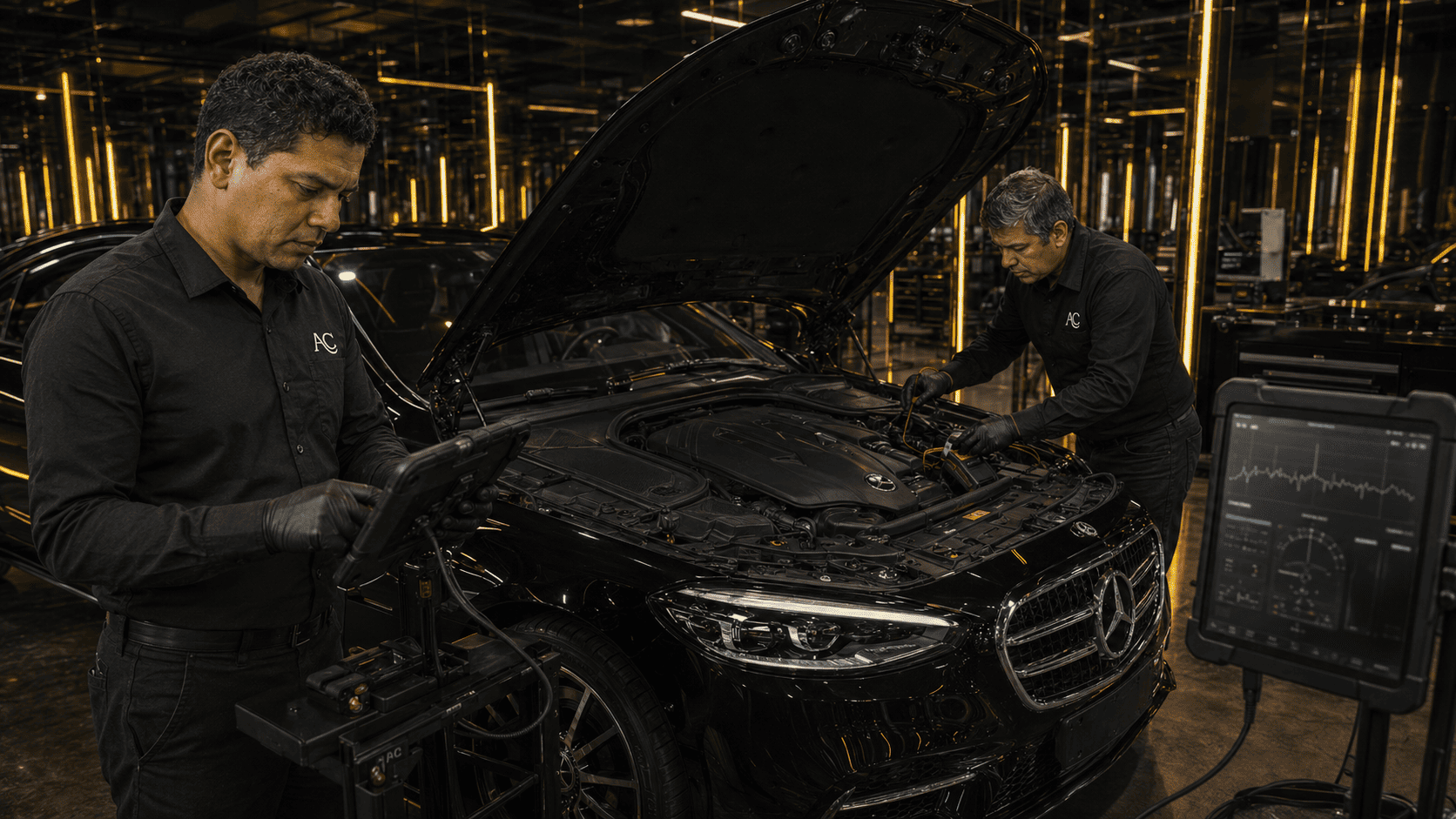Mecánico especializado en Mercedes-Benz en Bogotá importaciones auto class