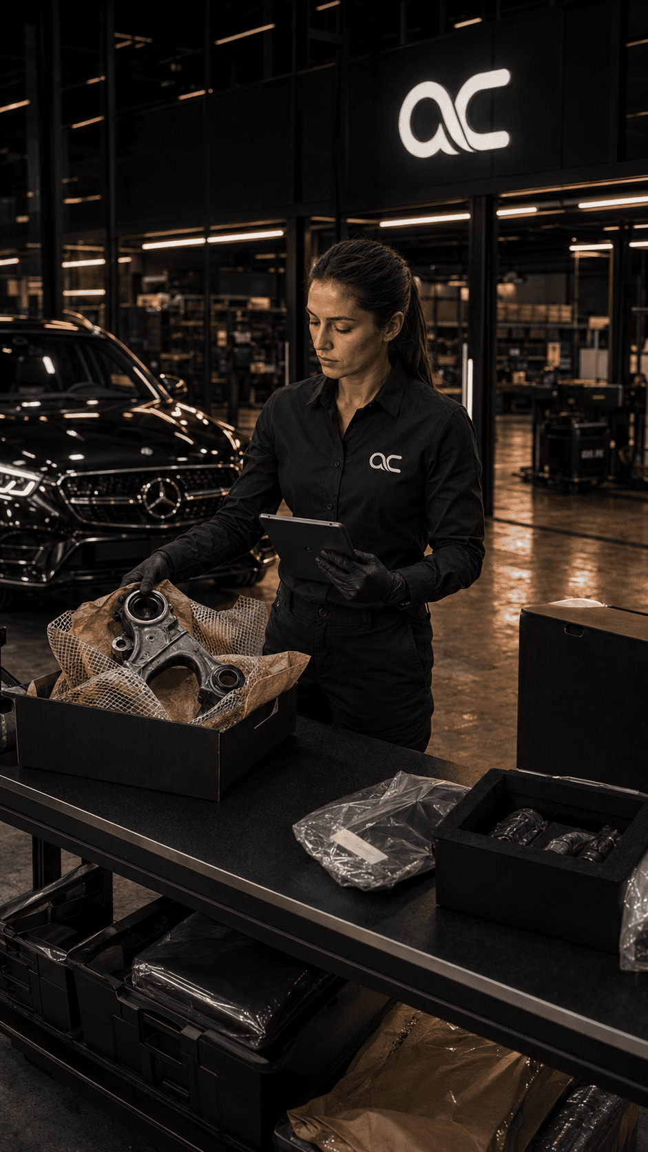 Información sobre servicios especializados para Mercedes-Benz