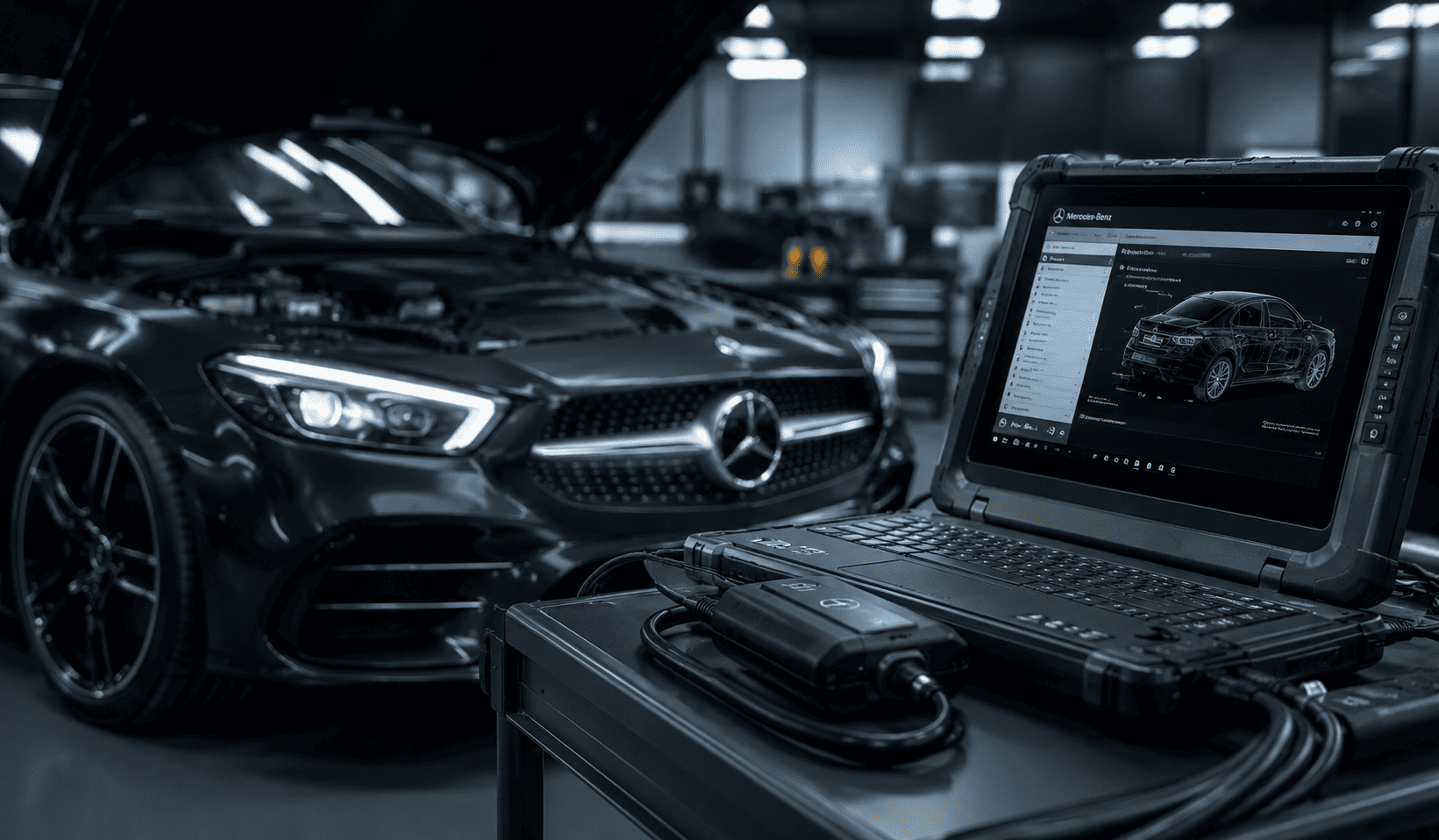 Servicio de Escáner para Mercedes-Benz en Bogotá