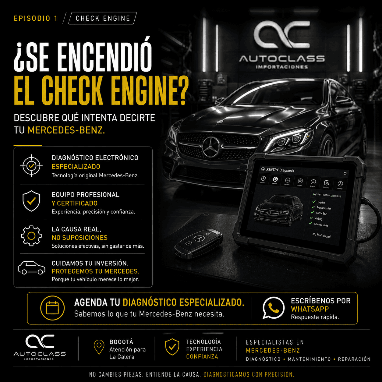 diagnostico mercedes benz bogota la calera