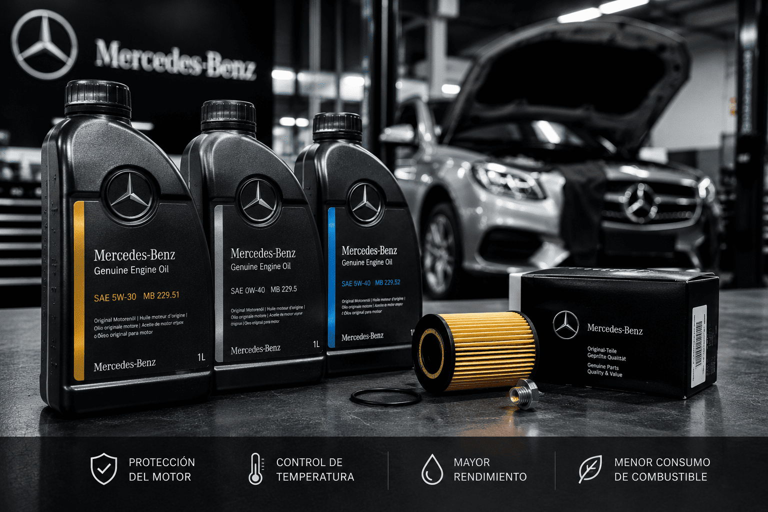 Cambio de aceite Mercedes Benz Bogotá la Calera