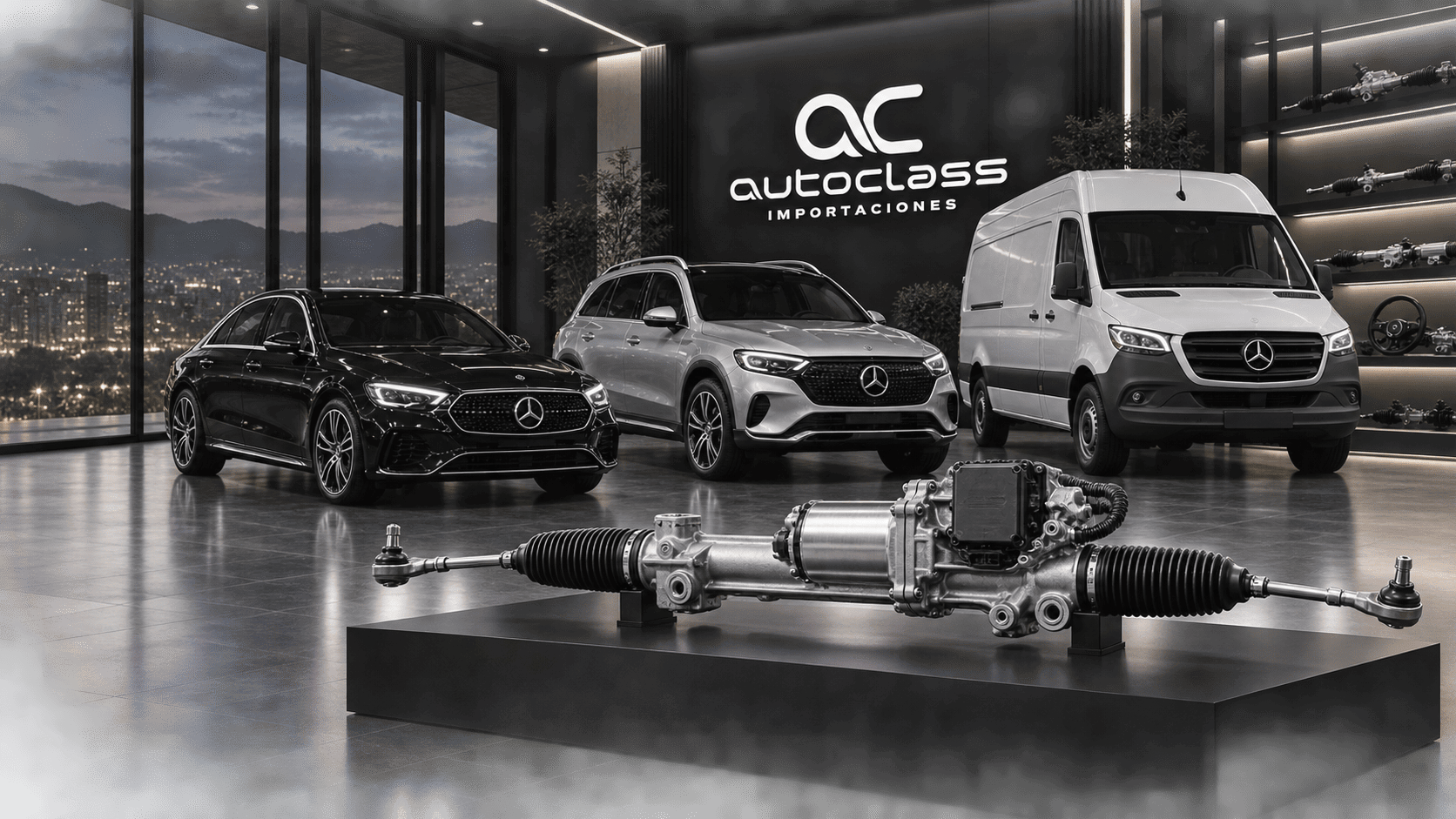 Caja de dirección electroasistida Mercedes-Benz en Bogotá – AutoClass