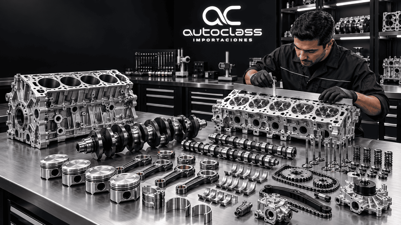 Bloques culatas y componentes internos para motores Mercedes-Benz