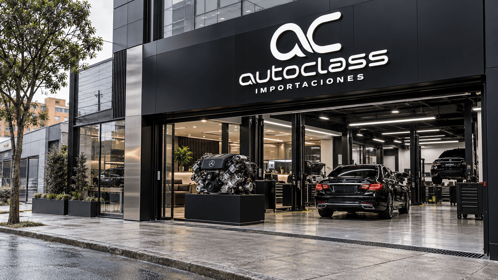 Centro AutoClass de motores Mercedes-Benz en Bogotá y el 7 de Agosto