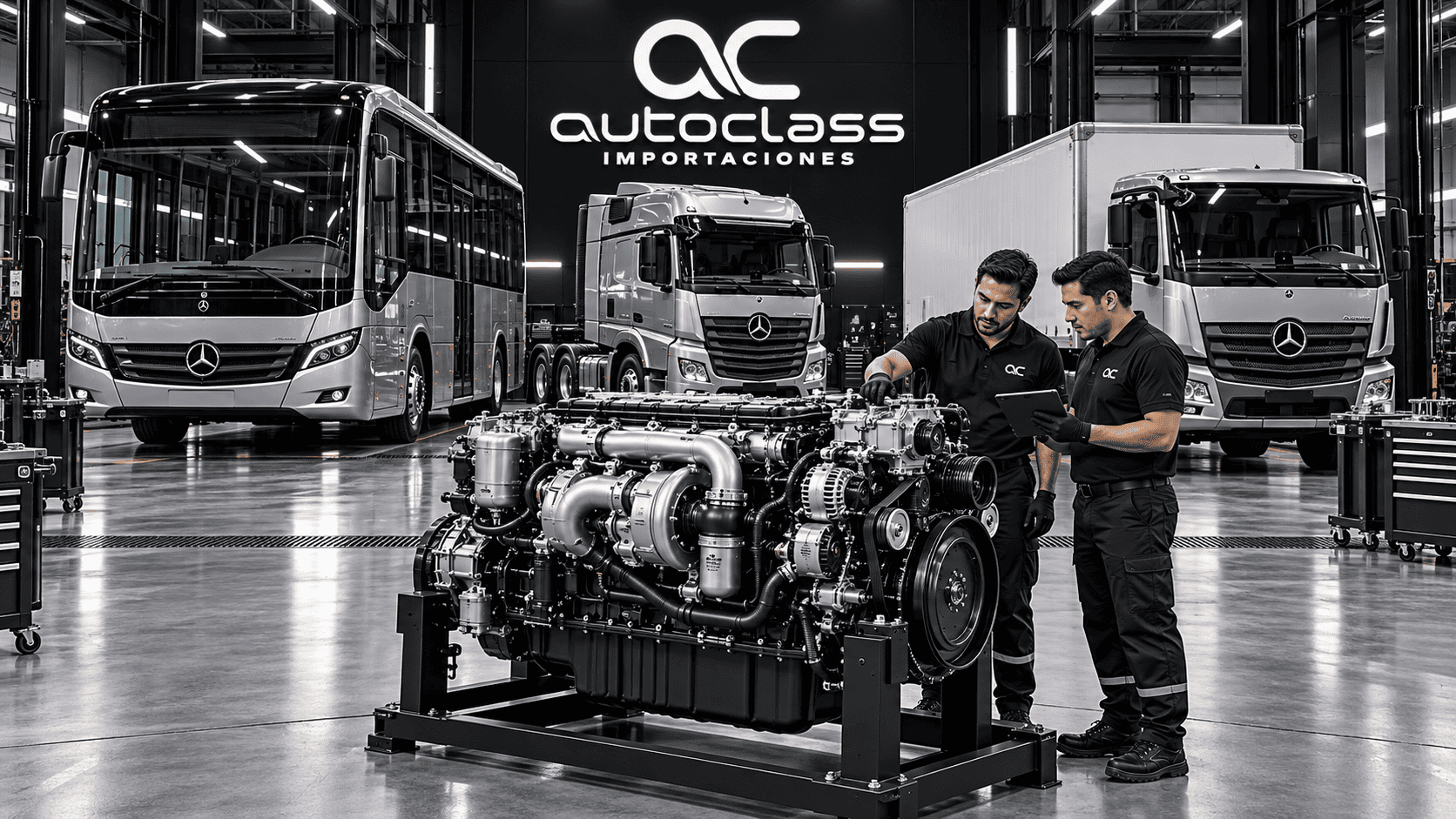 Motores Mercedes-Benz para buses camiones y flotas empresariales