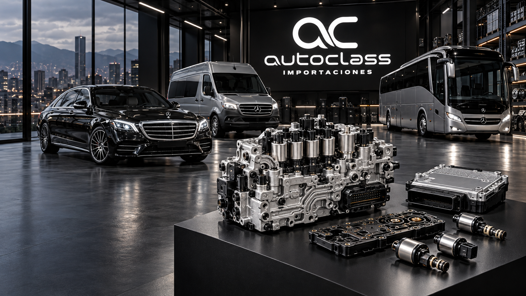 Cajas mecatrónicas Mercedes-Benz en Bogotá para automóviles, Sprinter y flotas