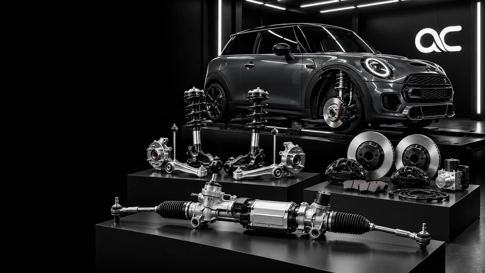 Dirección electroasistida suspensión y frenos MINI Cooper