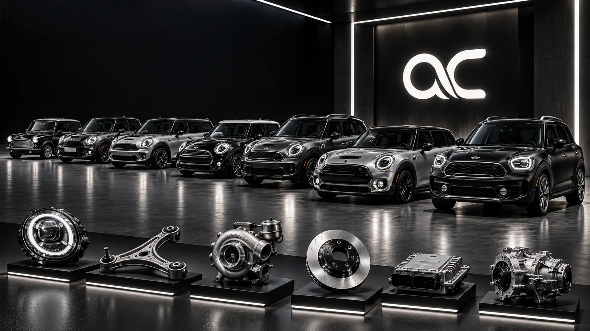 Repuestos para generaciones MINI Cooper R50 R56 R60 F54 F56 y F60