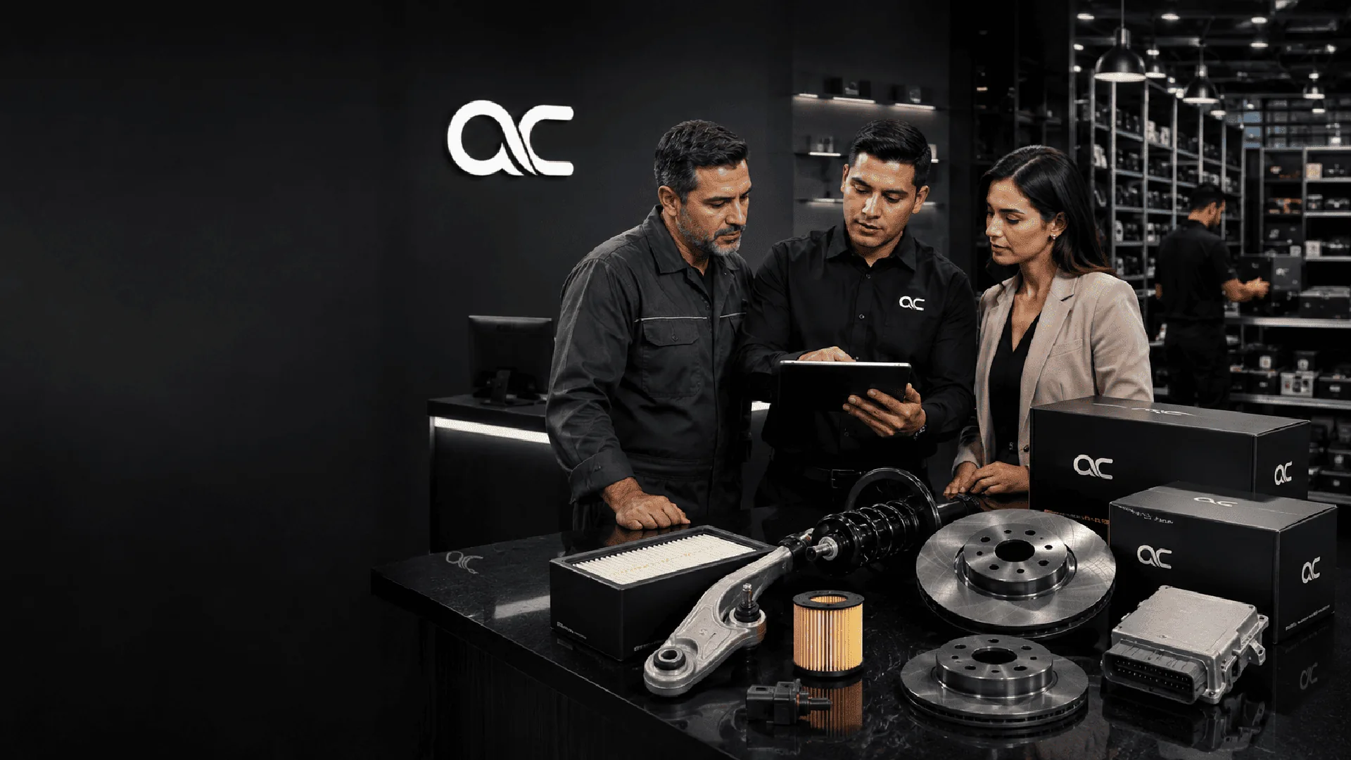 Distribución mayorista de repuestos Mercedes-Benz para Venezuela