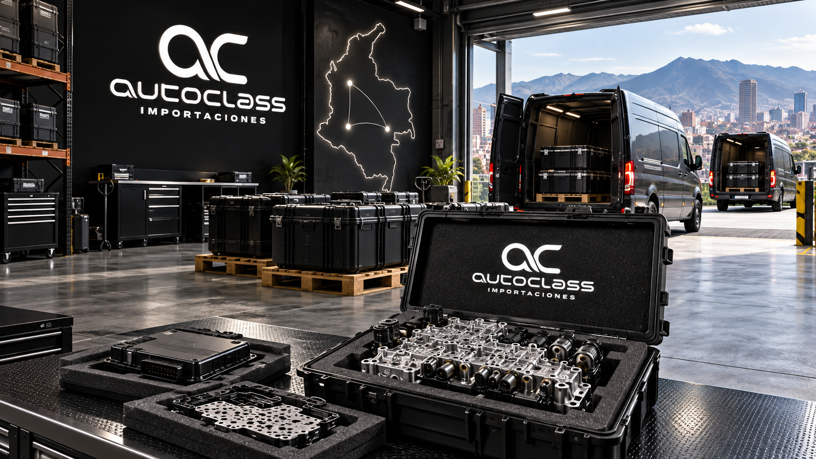 Despachos de cajas mecatrónicas Mercedes-Benz desde Bogotá a Colombia
